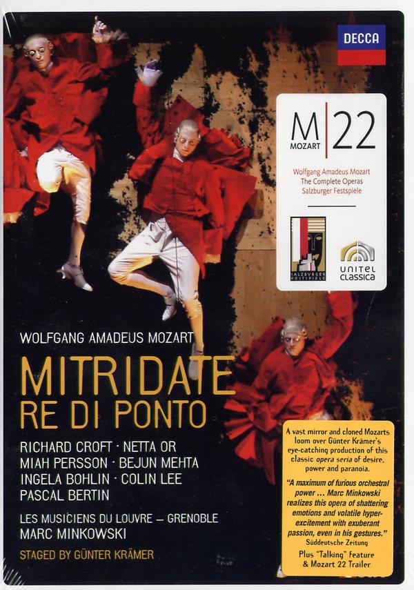 Les Musiciens du Louvre, Marc Minkowski & Richard Croft - Mozart - Mitridate, rè di Ponto Decca, Salzburger Festspiele, 2 DVDs