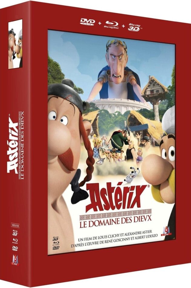 Astérix - Le Domaine des Dieux (2014) Blu-ray 3D + Blu-ray + DVD