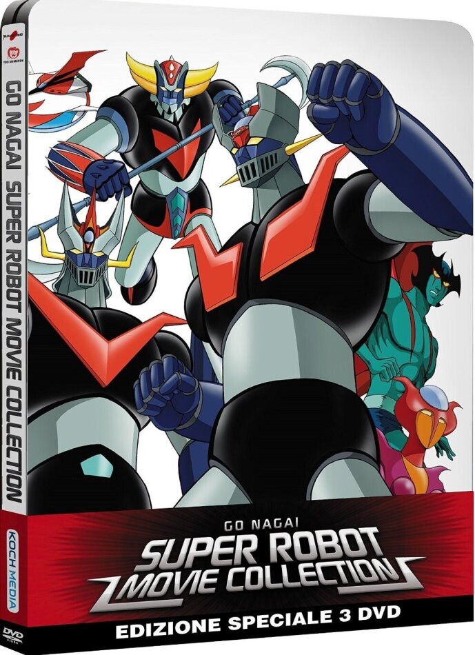 Go Nagai Super Robot Movie Collection Edizione Speciale, Steelbook, 3 DVD