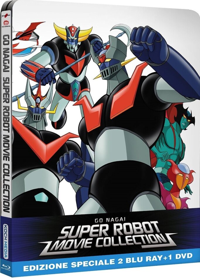 Go Nagai Super Robot Movie Collection Edizione Limitata, Steelbook, 2 Blu-ray + DVD