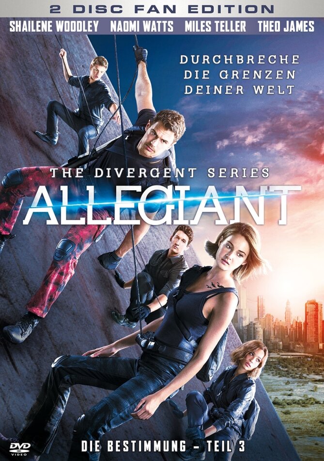 Allegiant - Die Bestimmung - Teil 3 (2016) Fan Edition, 2 DVDs