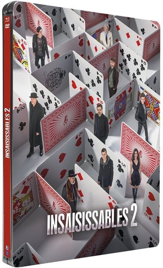 Insaisissables 2 (2016) Steelbook, Blu-ray + DVD