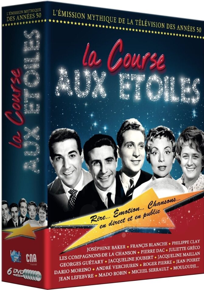 La course aux étoiles (1955) b/w, 6 DVDs