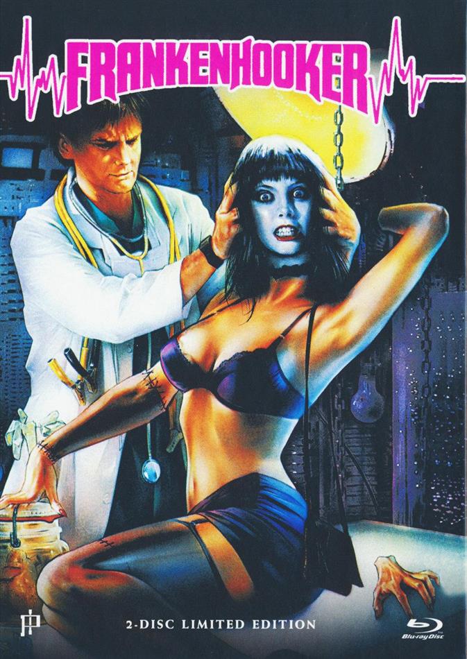 Frankenhooker (1990) Cover A, Limited Edition, Mediabook, Uncut, Blu-ray + DVD