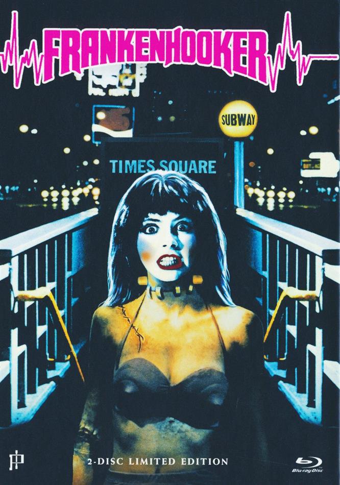 Frankenhooker (1990) Cover B, Limited Edition, Mediabook, Uncut, Blu-ray + DVD