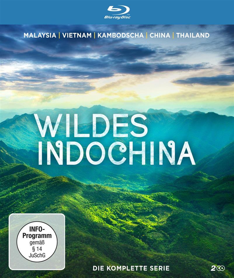 Wildes Indochina - Malaysia / Vietnam / Kambodscha / Thailand / China 2 Blu-rays