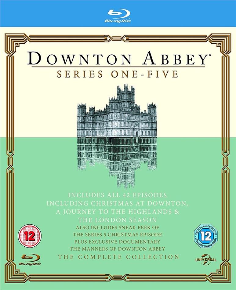 Downton Abbey - Series 1-5 - The Complete Collection 16 Blu-rays