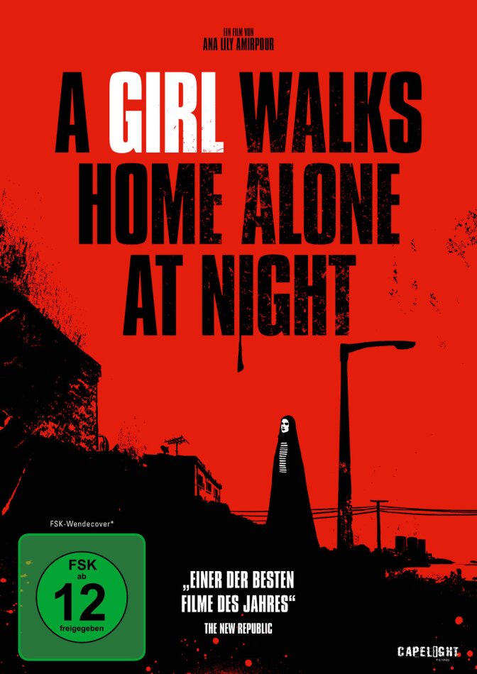 A Girl Walks Home Alone at Night (2014) b/w