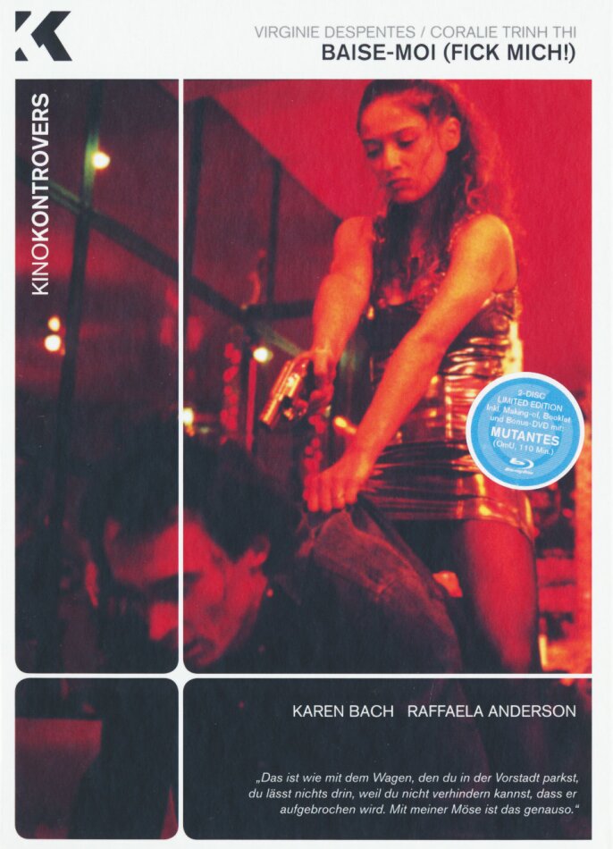 Baise-moi - Fick mich (2000) Kino Kontrovers, Mediabook, Blu-ray + DVD