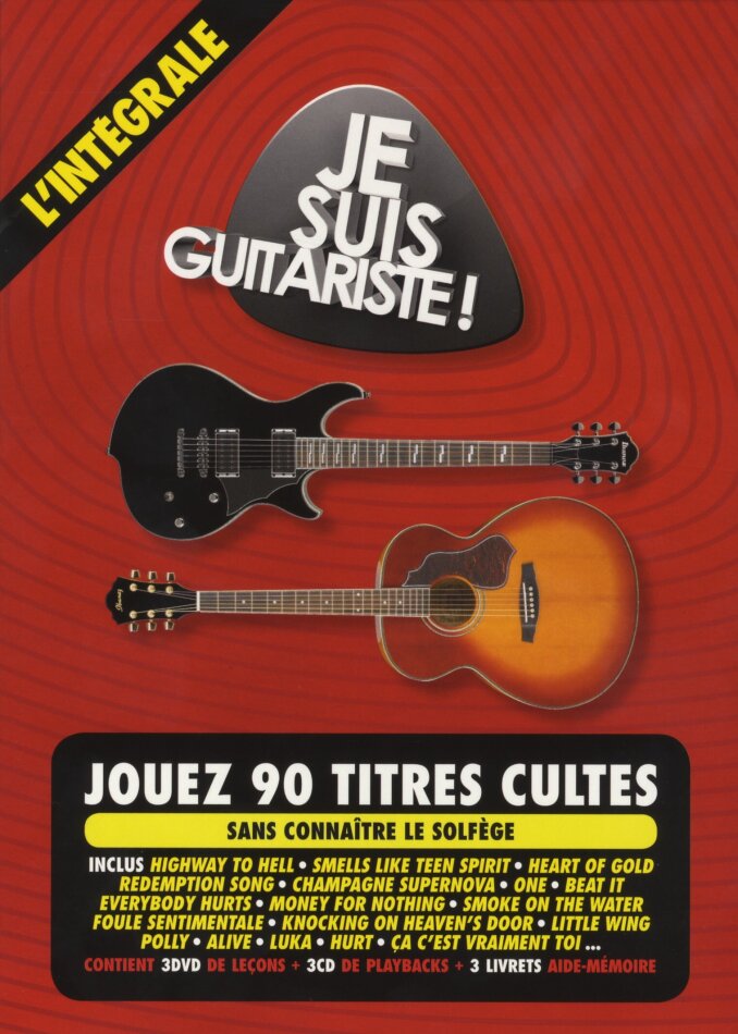 Guitarman - Je suis guitariste! L'Intégrale 3 DVDs + 3 CDs + 3 Books