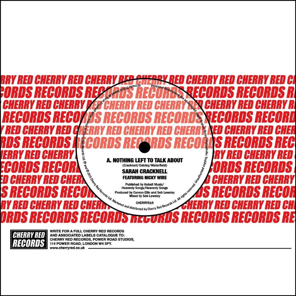 Sarah Cracknell & Nicky Wire - Nothing Left To Talk About / Miles Apart Limited Edition, 12" Maxi