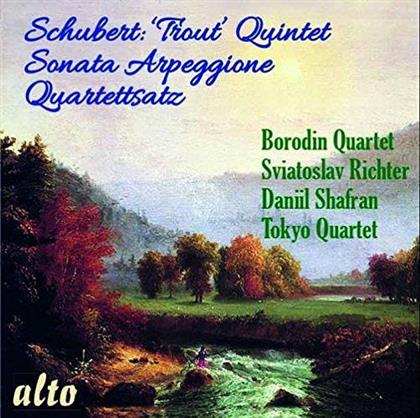 Borodin Quartet, Franz Schubert (1797-1828), Georg H&ouml;rtnagel, Daniil Shafran, &hellip; - The Trout (Die Forelle) - Sonata Arpeggione - Quartettsatz