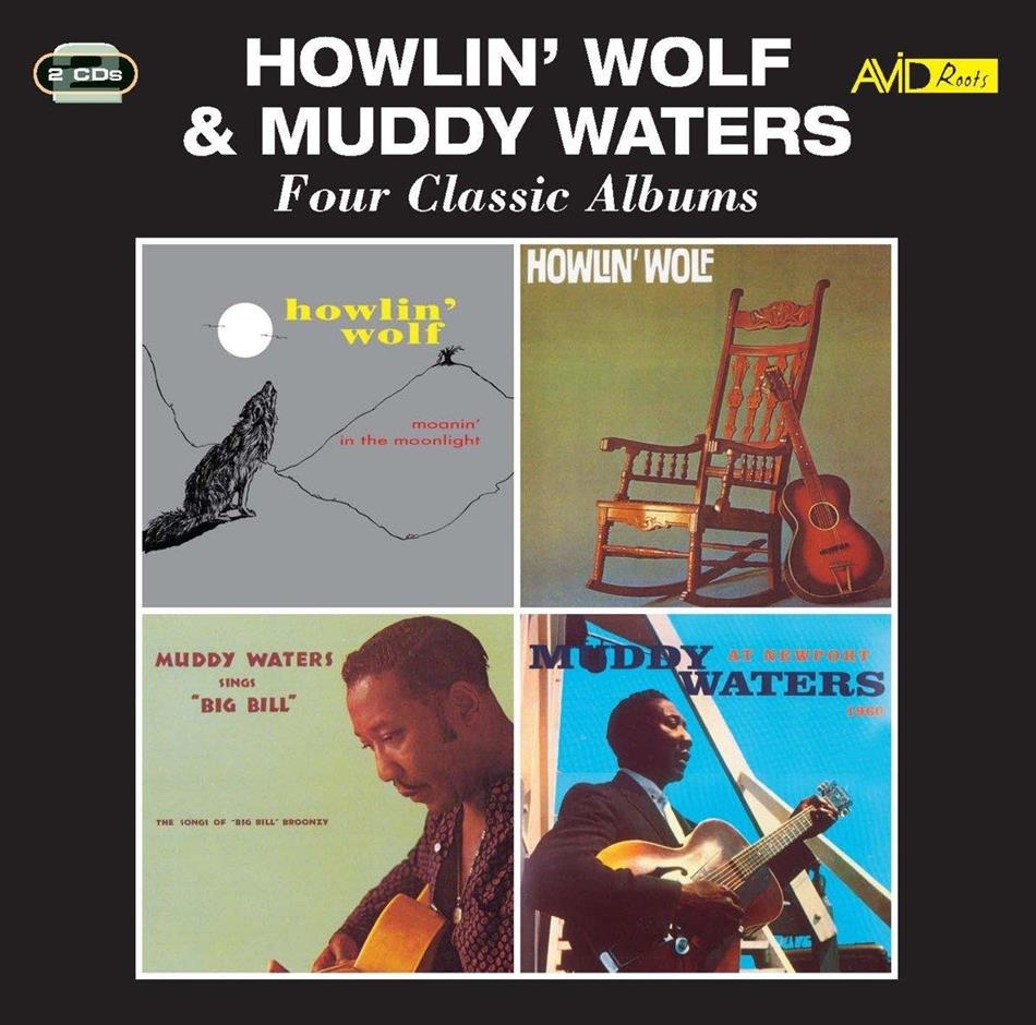 Howlin' Wolf & Muddy Waters - Four Classic Albums 2 CD
