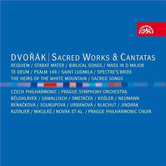 Antonin Dvorák (1841-1904), Wolfgang Sawallisch, Václav Smetacek, Zdenek Kosler, … - Geistliche Werke - Stabat Mater, Te Deum, Chants Bibliques, Requiem op.89 B 165, Psaume 149, Hymne Sur Les Heritiers, Saint Ludmila, Les Chemises de Noces, Ave Maris Stella, O Sanctissima, Ave Mario, Hymnus Ad Laudes, Chants Bibliques op. 99 B 185 8 CDs