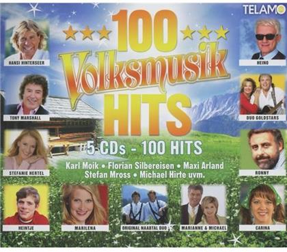 100 Volksmusik Hits - Various - Boxset (5 CDs)