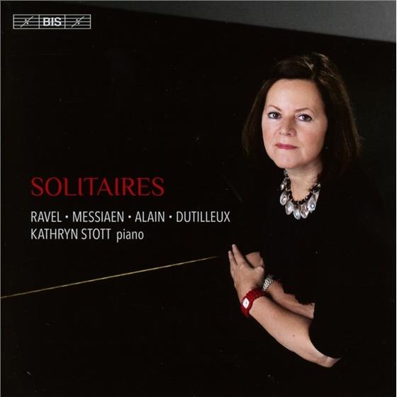 Jehan Alain (1911-1940), Henri Dutilleux (1916-2013), Maurice Ravel (1875-1937), Olivier Messiaen (1908-1992) & Kathryn Stott - Solitaires SACD