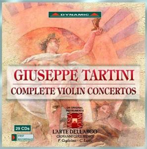 Giuseppe Tartini (1692-1770) & Arte Dell'arco - Complete Violin Concertos 29 CDs