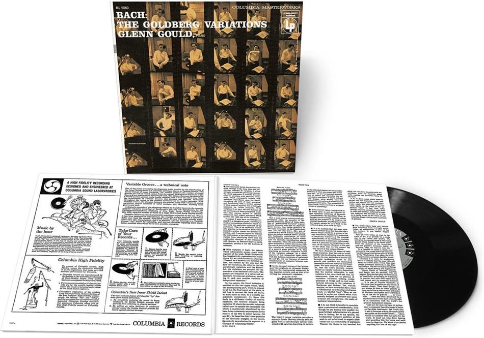 Johann Sebastian Bach (1685-1750) & Glenn Gould (1932-1982) - Goldberg Variations, Bwv 988 - 1955 Recording LP