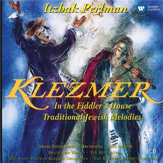 Dov Seltzer, Brave Old World, Andy Statman Klezmer Orchestra, The Klezmatics, Klezmer Conservatory Band, … - Tradition - Klezmer, In The Fiddler'shouse, Traditional Jewish Melodies - ITZHAK PERLMAN EDITION 38 3 CDs