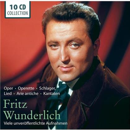 Fritz Wunderlich - Oper, Operette, Schlager, Lied, Arie Antiche, Kantaten - Viele Unveröffentlichte Aufnahmen (10 CDs)