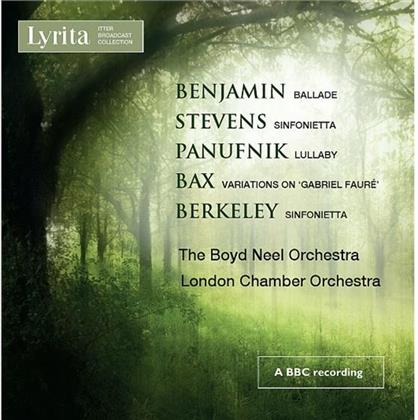 Arthur Benjamin (1893-1960), Bernard Stevens, Andrzej Panufnik (1914-1991), Arnold Bax (1883-1953), Berkeley Lennox, … - Ballade, Sinfonietta, Lullaby, Variations on Gabriel Fauré, Sinfonietta
