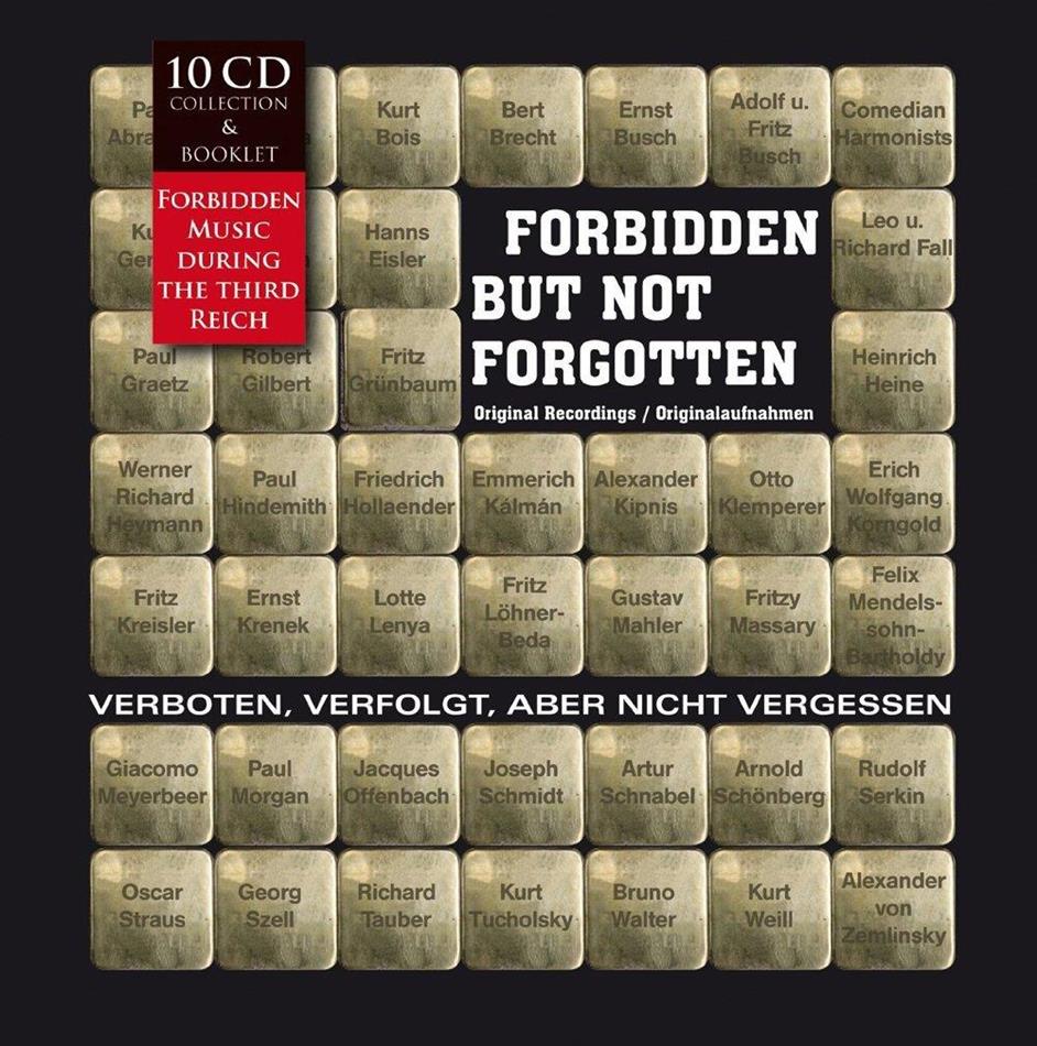 Various Artists - 2 Cds - Forbidden But Not Forgotten - Verboten, Verfolgt, Aber Nicht Vergessen - Forbidden Music During The Third Reich 10 CD