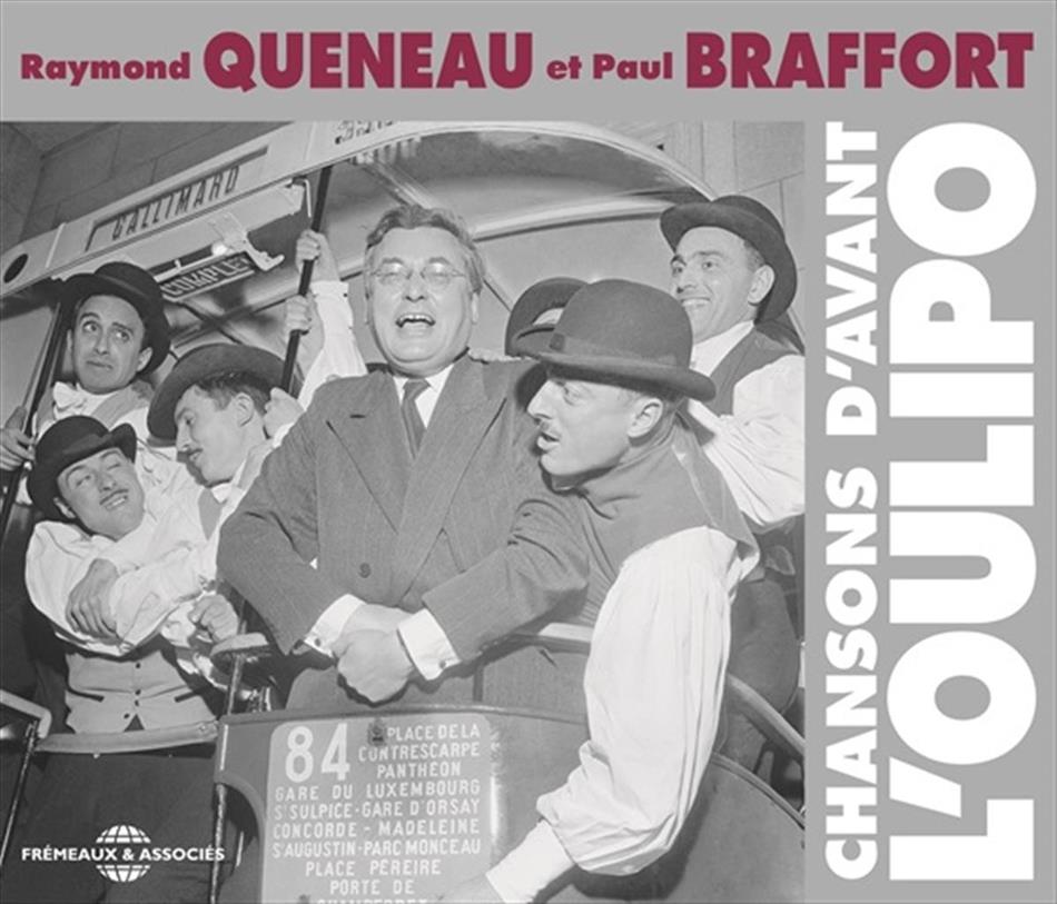 Raymond Queneau & Paul Brafford - Chansons D'avant L'Oulipo 3 CDs