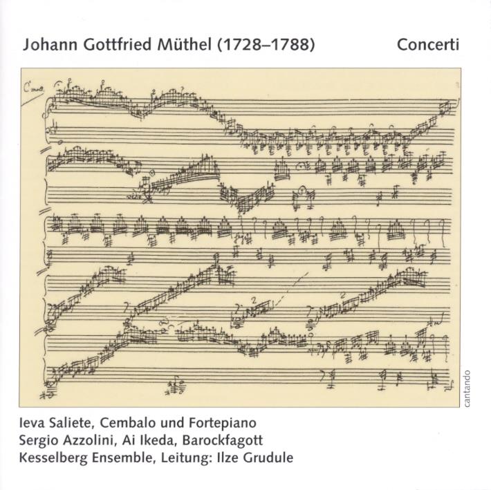 Johann Gottfried Müthel (1728-1788), Ilse Grudule, Sergio Azzolini, Ai Ikeda, Ieva Saliete, … - Konzerte für Cembalo und Fagott 2 CD