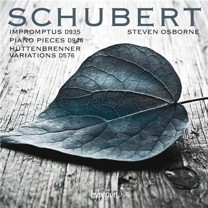 Franz Schubert (1797-1828) & Steven Osborne - Impromtus, Piano Pieces, H&uuml;ttenbrenner Variations