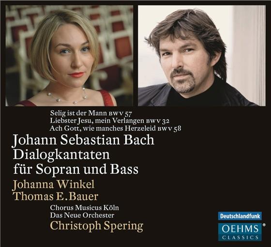 Thomas E. Bauer, Johanna Winkel, Chorus Musicus Köln, Johann Sebastian Bach (1685-1750), … - Dialogkantaten Für Sopran und Bass BWV 32, 57, 58