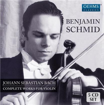 Benjamin Schmid & Johann Sebastian Bach (1685-1750) - Komplette Werke F&uuml;r Violine (5 CDs)