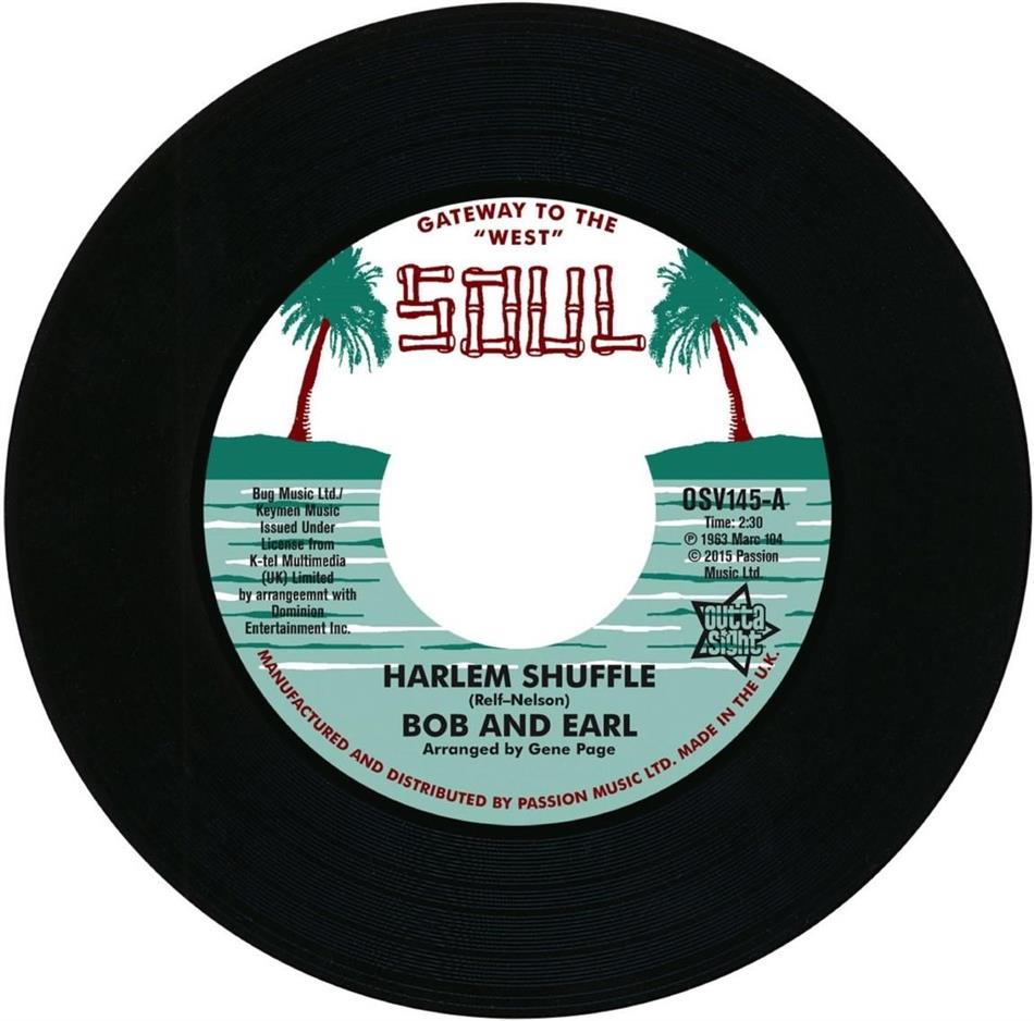 Bob & Earl & Mel & Tim - Harlem Shuffle / Backfiled In Motion - 7 Inch 7" Single