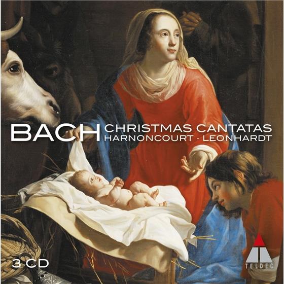Johann Sebastian Bach (1685-1750), Nikolaus Harnoncourt & Tölzer Knabenchor - Weihnachtskantaten - Cantates De Noel 3 CD
