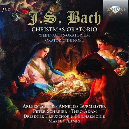 Arleen Aug&eacute;r, Annelies Burmeister, Peter Schreier, Theo Adam, Johann Sebastian Bach (1685-1750), &hellip; - Christmas Oratorio (3 CDs)