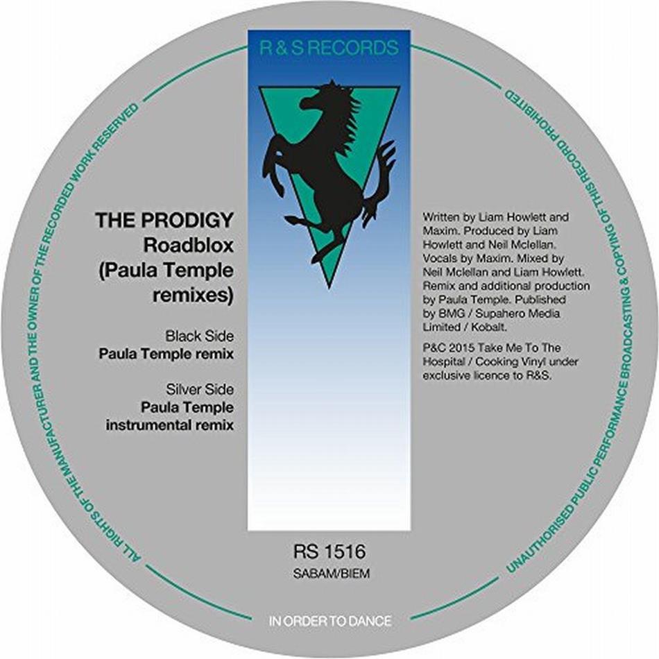 The Prodigy - Roadblox - Paula Temple Remix 12" Maxi