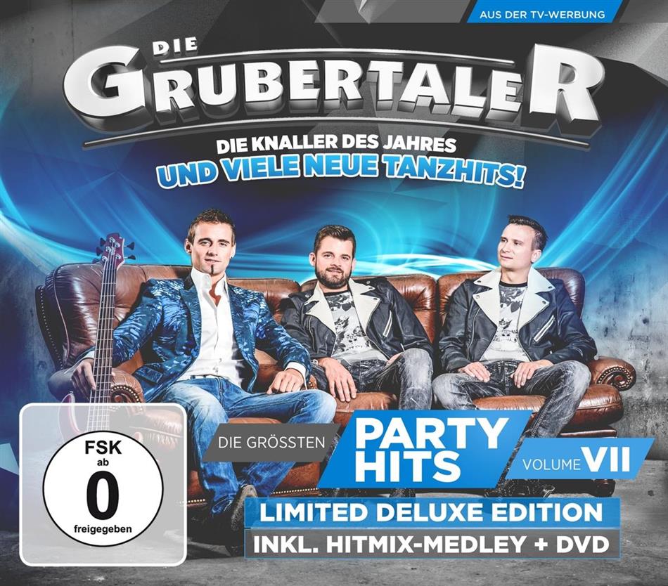 Die Grubertaler - Die Größten Partyhits Vol. 7 Deluxe Edition, CD + DVD