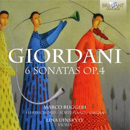 Tommaso Giordani - 6 Sonatas Op.4