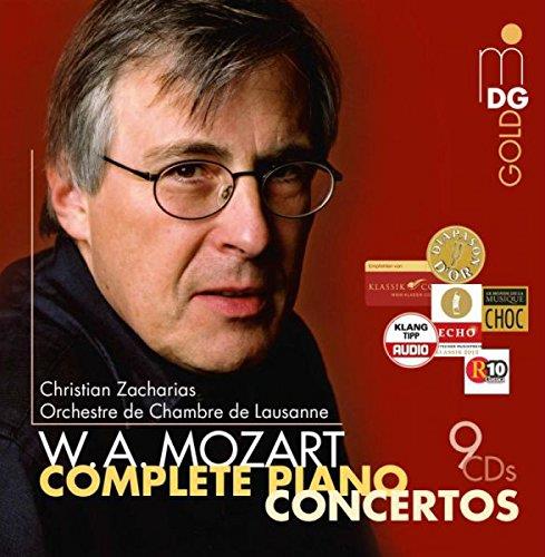 Wolfgang Amadeus Mozart (1756-1791), Christian Zacharias & Orchestre de Chambre de Lausanne - Complete Piano Concertos 9 CD