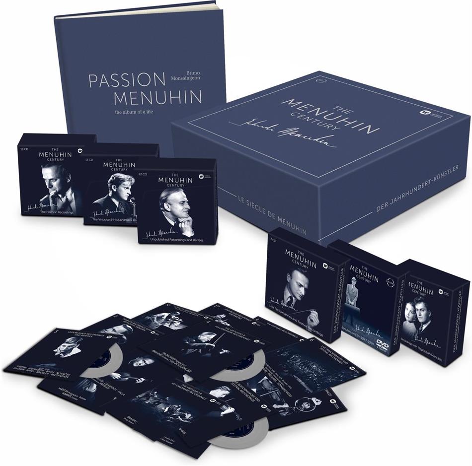 Sir Yehudi Menuhin - Menuhin Edition:Der Jahrhundertkünstler 92 CDs