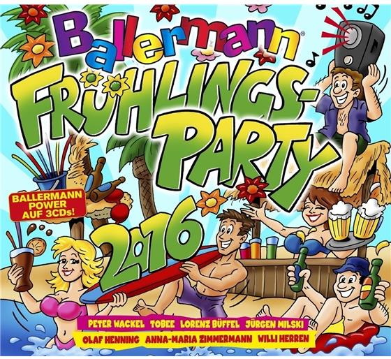Ballermann Frühlingsparty - Various 2016 3 CD