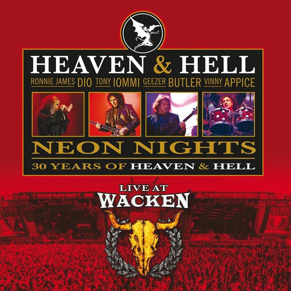 Heaven & Hell - Neon Lights - Live At Wacken - Gold Vinyl Colored, 2 LPs