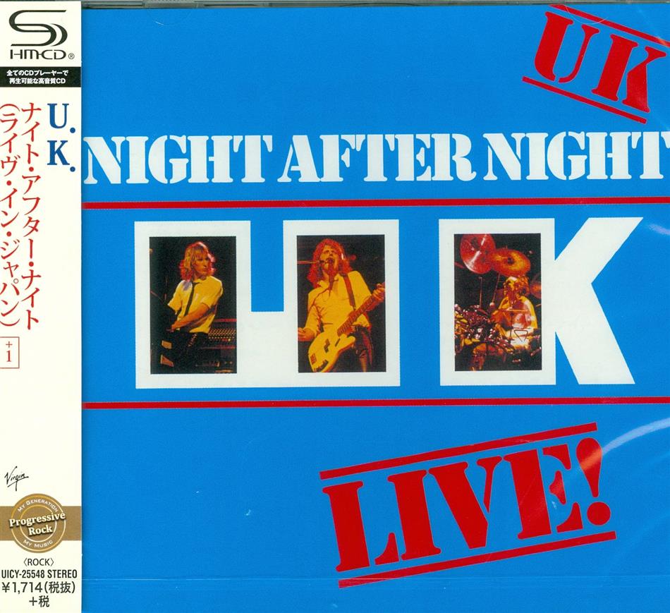 U.K. - Night After Night Japan Edition