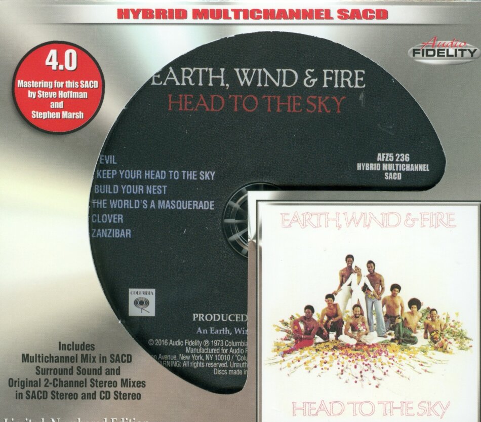 Earth, Wind & Fire - Head To The Sky Limited Edition, SACD