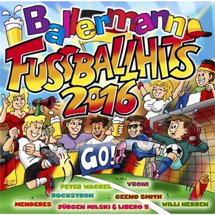 Ballermann Fussball Hits 2016 (2 CDs)
