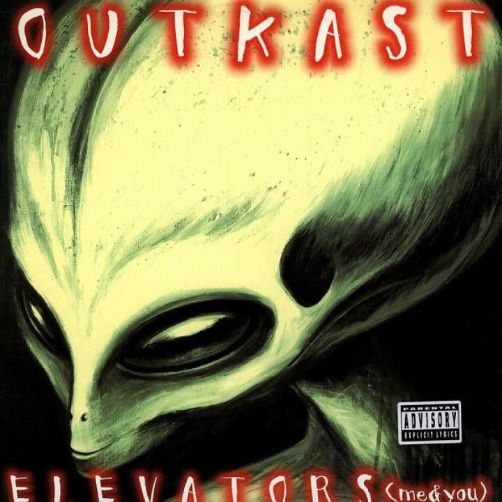Outkast - Elevators (Me & You) - 10 Inch/RSD 2016 - Glow In The Dark Alien Green Vinyl 10" Maxi