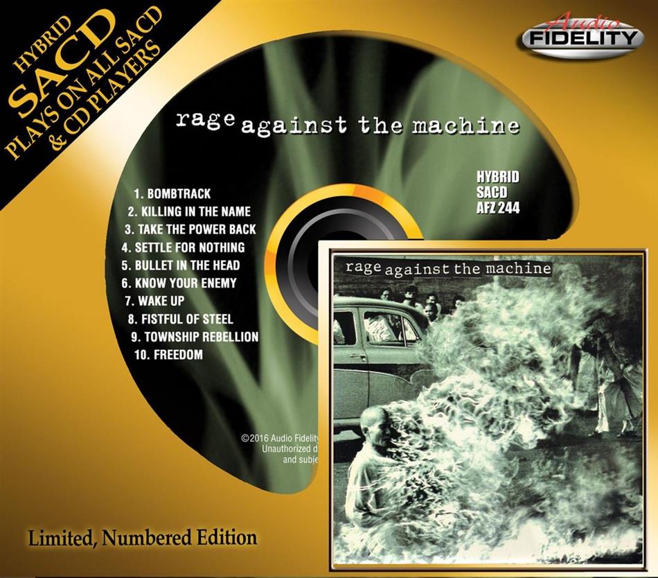 Rage Against The Machine - --- - Audio Fidelity Limited Edition, SACD