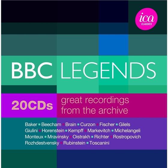 Jascha Horenstein, Evgeny Mravinsky, Emil Gilels, Arturo Toscanini & Sviatoslav Richter - BBC Legends 20 CD