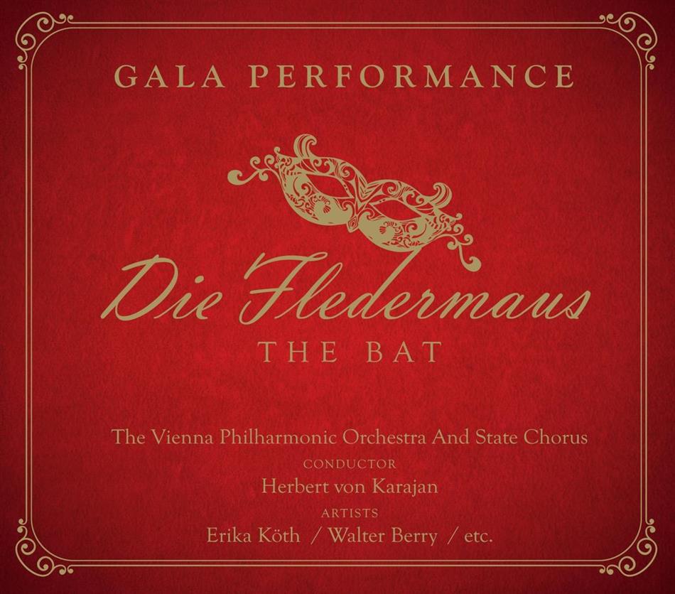 Herbert von Karajan & Wiener Philharmoniker - Die Fledermaus 3 CDs