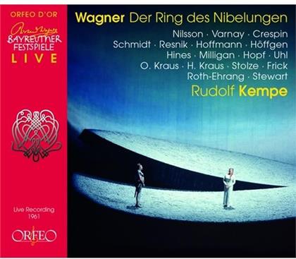 Jerome Hines, Thomas Stewart (Bariton), David Thaw, Gerard Stolze, &hellip; - Ring Des Nibelungen - Bayreuth 1961 (13 CDs)