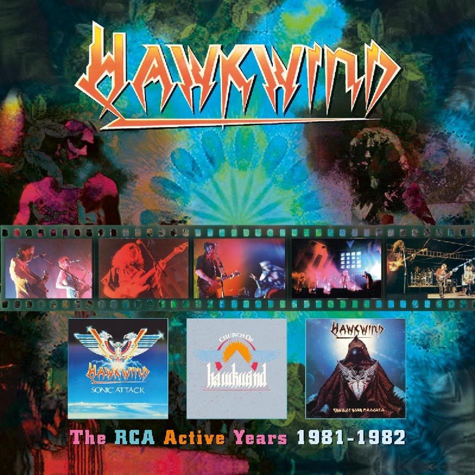 Hawkwind - RCA Active Years 1981 - 1982 - Clamshell Boxset 3 CDs